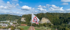 0145 Baustellenfahne Schloss Burgdorf