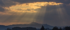 Sonnenstrahlen, Bantiger, Bern, Schweiz