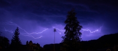 Gewitter über Schloss Burgdorf