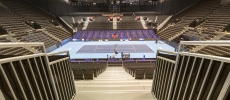 Nüssli-Tribünen-Aufbau, Swiss Indoors, Basel